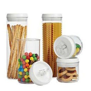 Orbit 5 Piece Food Storage Jar Set - Clear